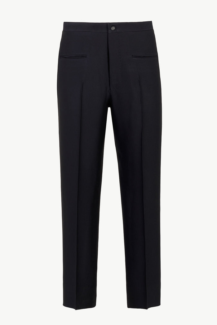 giuliva heritage collection Amedeo Trousers in Textured Silk Blend