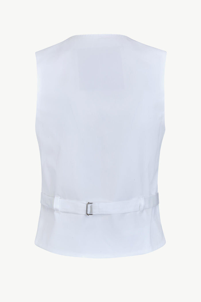 Giuliva Heritage Collection Andrea Vest In Cotton Twill