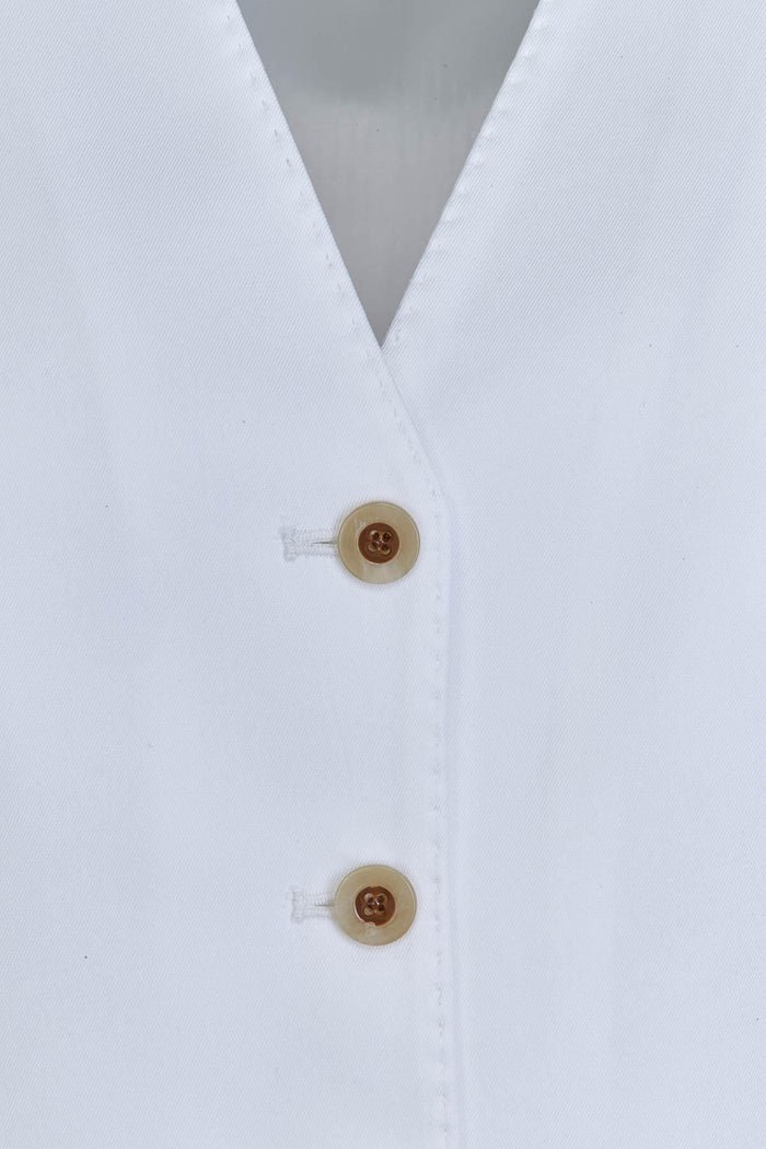 Giuliva Heritage Collection Andrea Vest In Cotton Twill