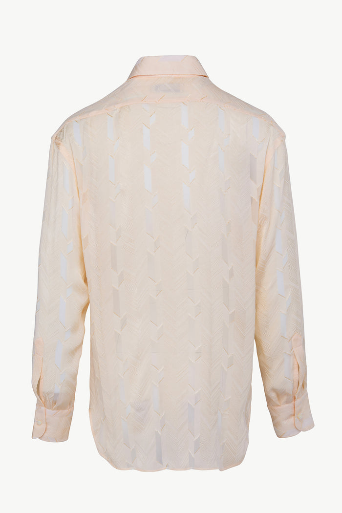 Giuliva Heritage Collection Andreas Shirt In Silk Blend Fil Coupé