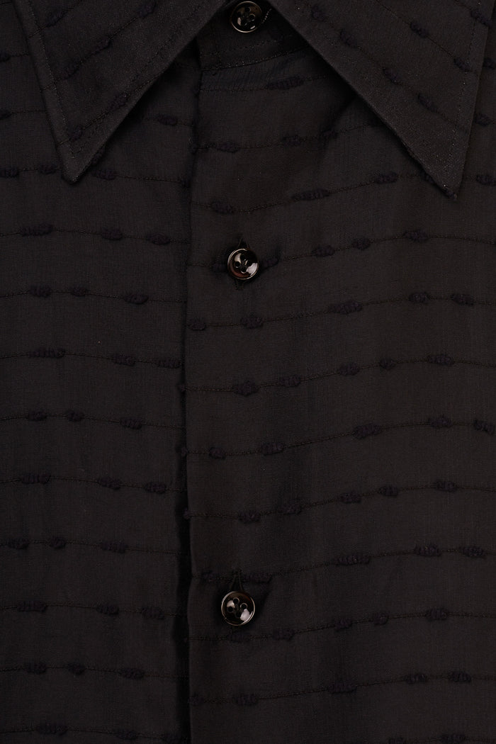 Giuliva Heritage Collection Andreas Shirt In Silk Blend Stripes