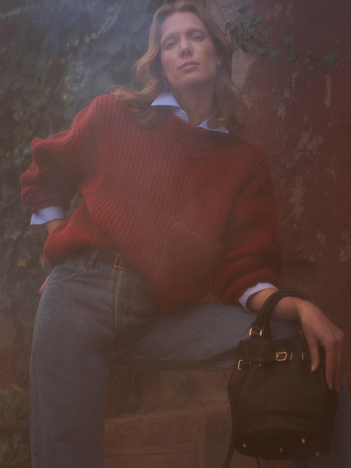 Giuliva Heritage Collection Anita Sweater In Cashmere