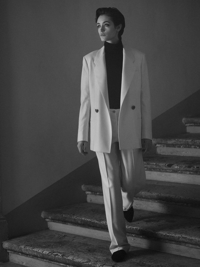 Giuliva Heritage Collection Anna Blazer In Wool Flannel