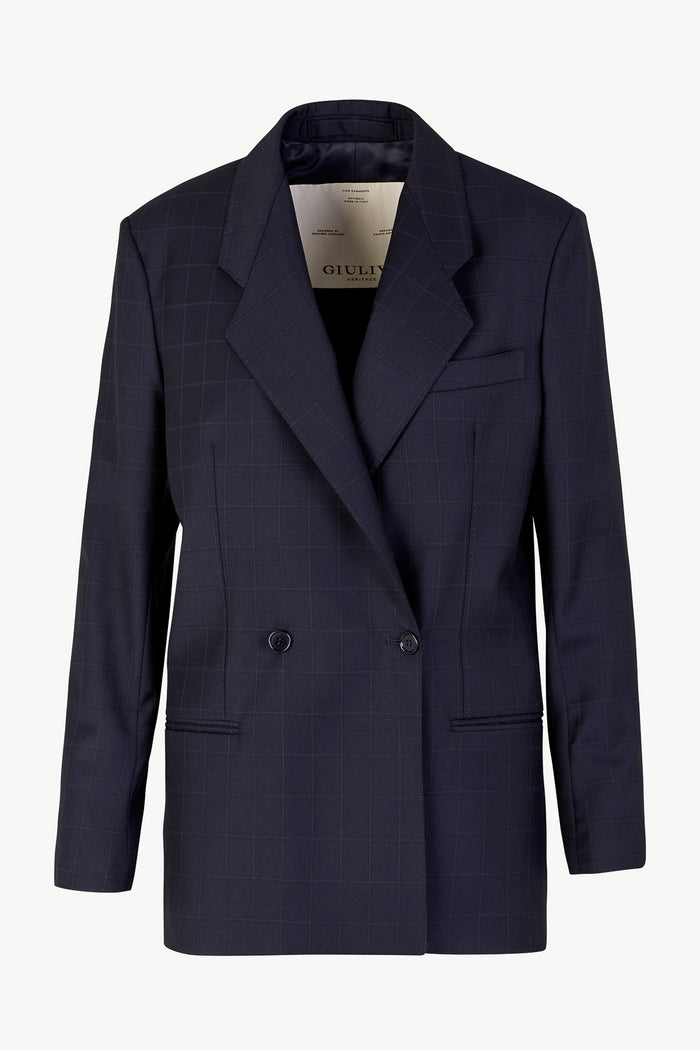 giuliva heritage collection Anna Blazer in Wool Windowpane