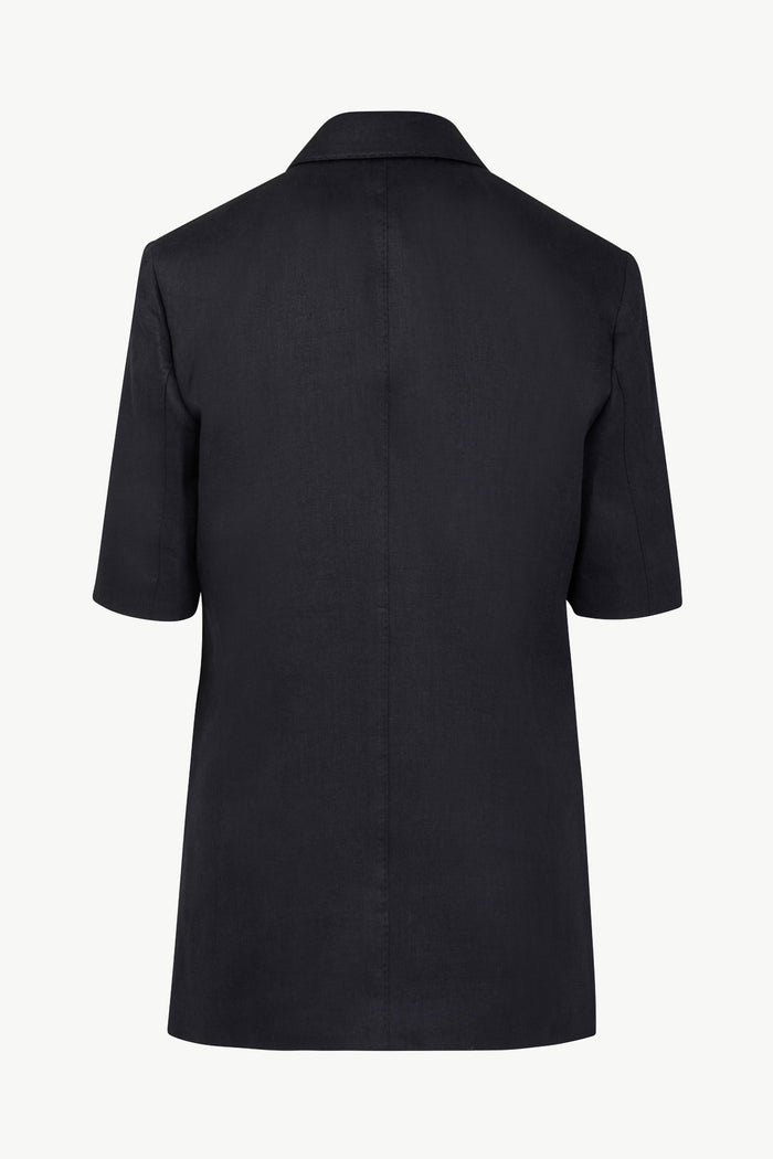 Giuliva Heritage Collection Anna Short Sleeves Blazer In Linen