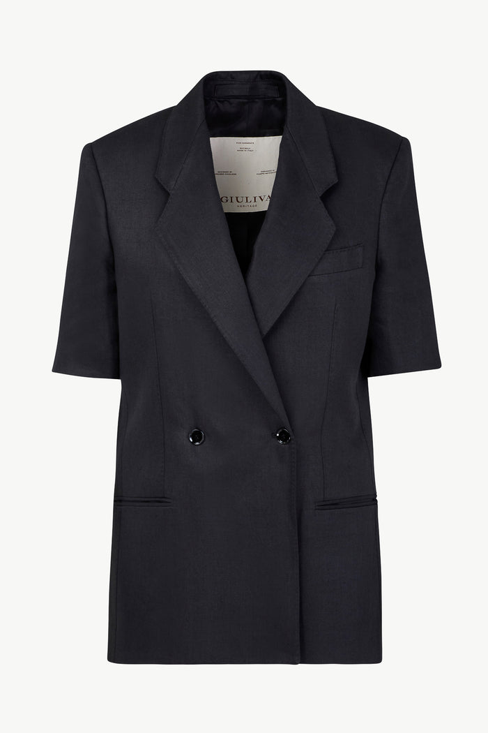 giuliva heritage collection Anna Short Sleeves Blazer in Linen
