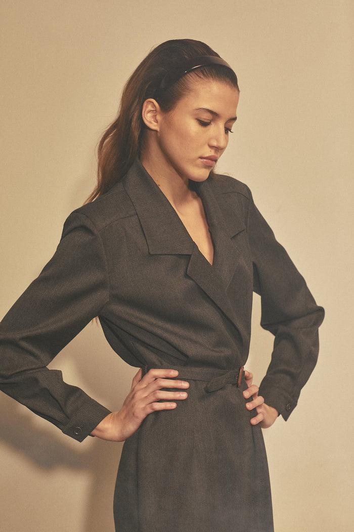 Giuliva Heritage Collection Annabelle Dress In Wool Twill