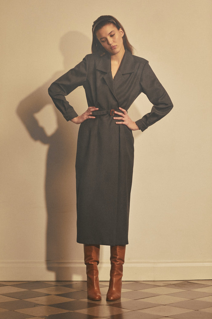 Giuliva Heritage Collection Annabelle Dress In Wool Twill