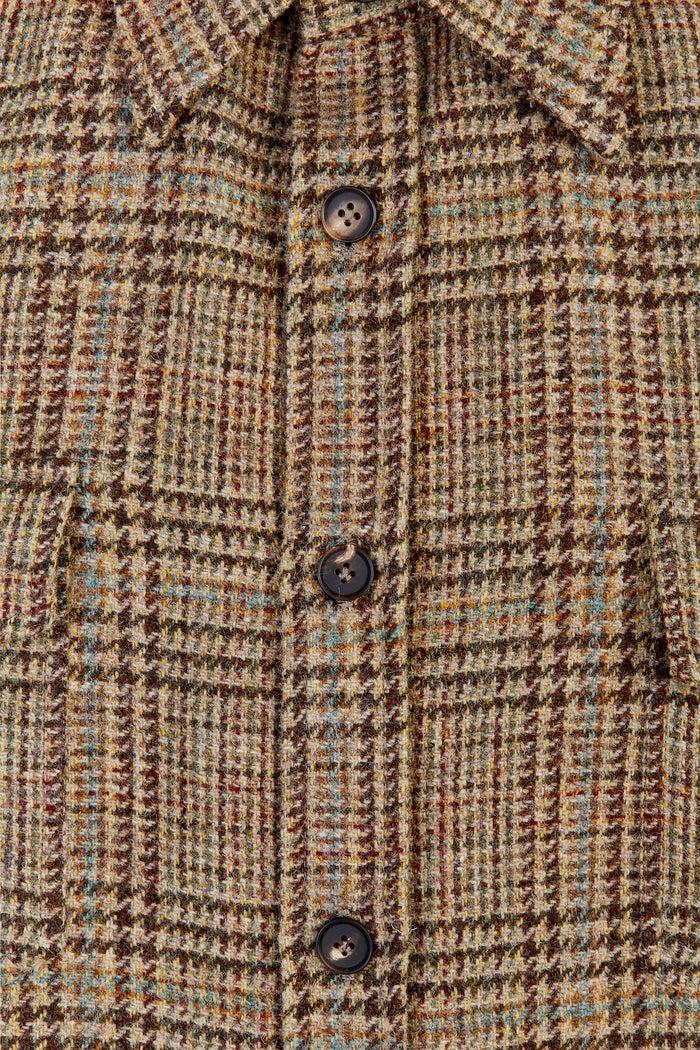 Giuliva Heritage Collection Antonio Shirt In Wool Check