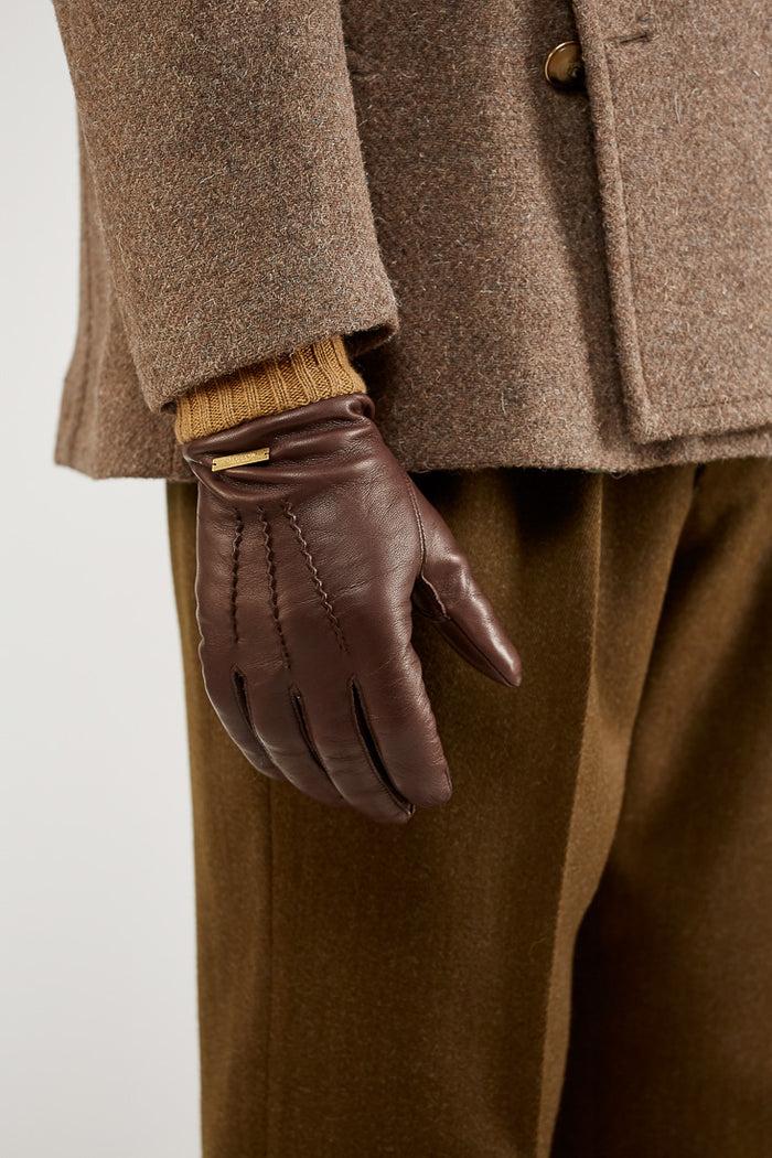 Giuliva Heritage Collection Balmoral Men's Gloves In Leather And Cashmere