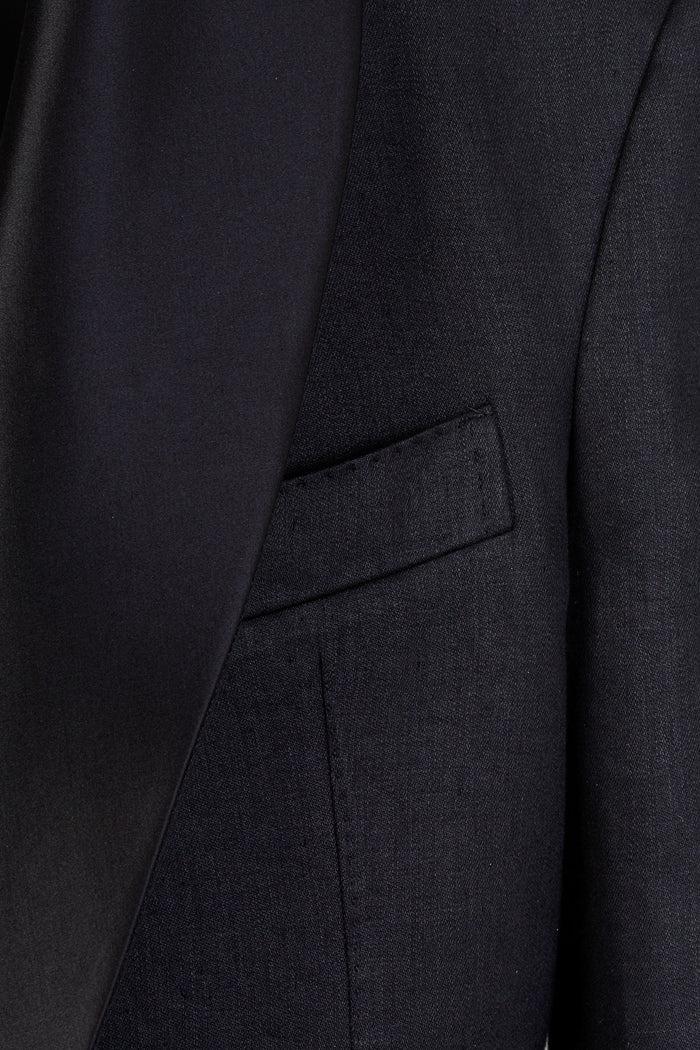 Giuliva Heritage Collection Bernardo Smoking Blazer In Linen
