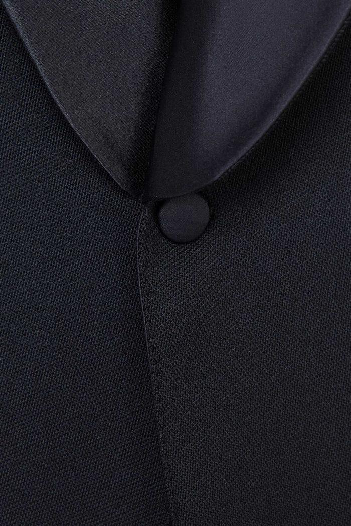 Giuliva Heritage Collection Bernardo Smoking Blazer In Wool Barathea