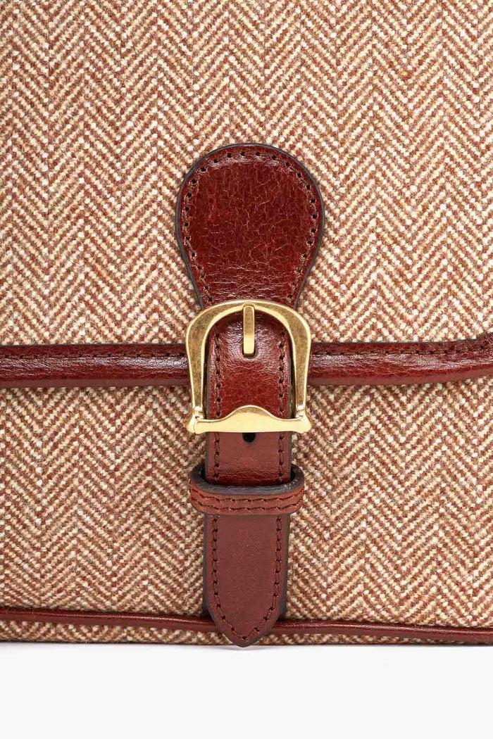 Giuliva Heritage Collection Bisaccia Bag In Fabric And Leather