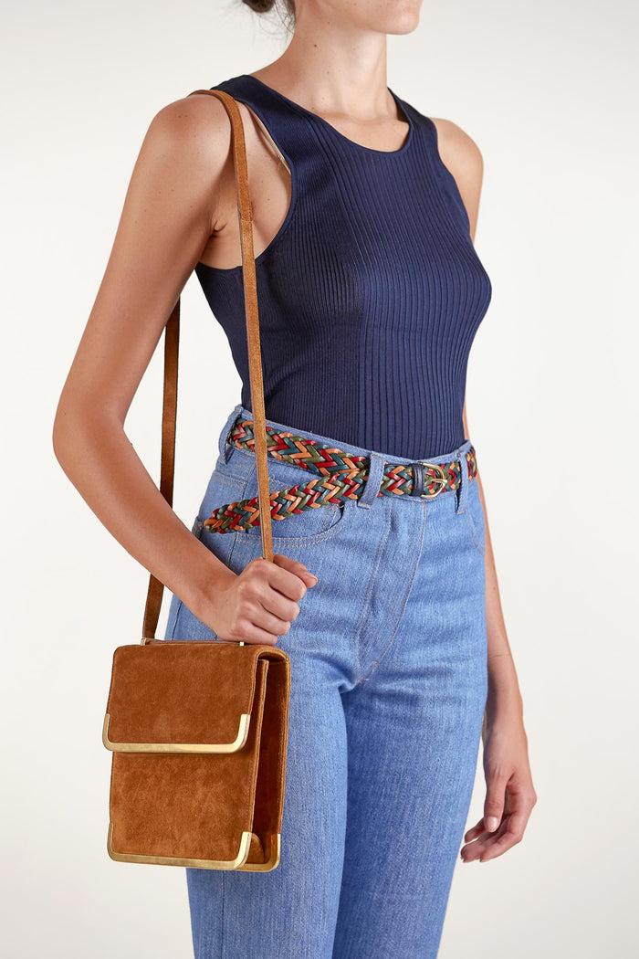 Giuliva Heritage Collection Braided Belt In Leather