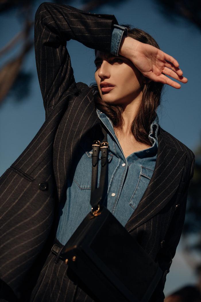 Giuliva Heritage Collection Caccetta Bag In Suede And Leather