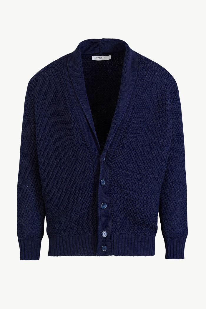 giuliva heritage collection Caio Cardigan in Cotton Knit