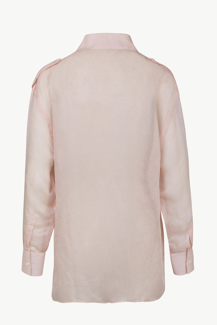 Giuliva Heritage Collection Carla Shirt In Linen And Silk