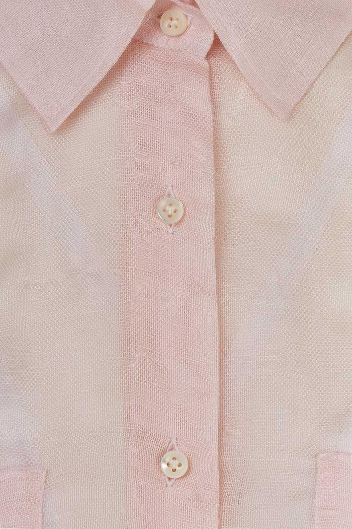 Giuliva Heritage Collection Carla Shirt In Linen And Silk