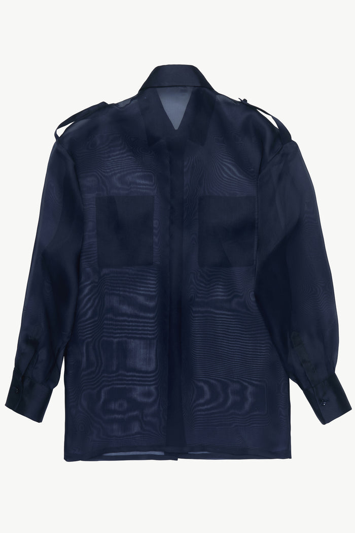 Giuliva Heritage Collection Carla Shirt In Silk Organza