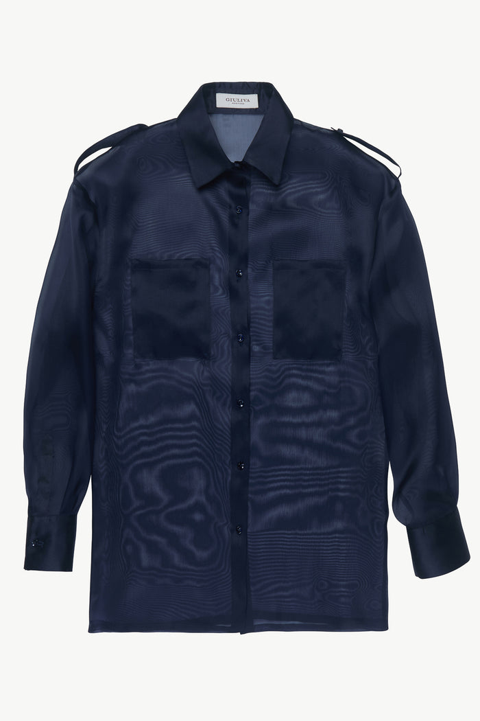 giuliva heritage collection Carla Shirt in Silk Organza