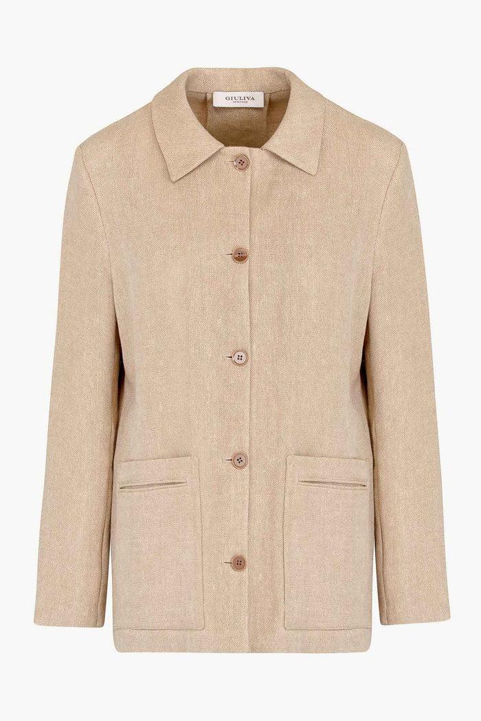 giuliva heritage collection Carlotta Jacket in Linen Cordura