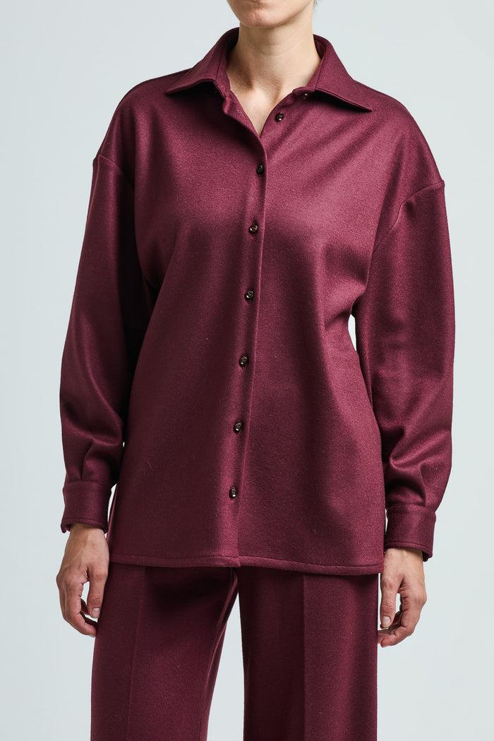 Giuliva Heritage Collection Celia Shirt In Wool And Cashmere