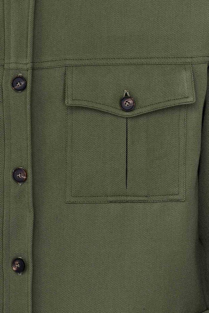 Giuliva Heritage Collection Cesare Shirt In Wool Drill