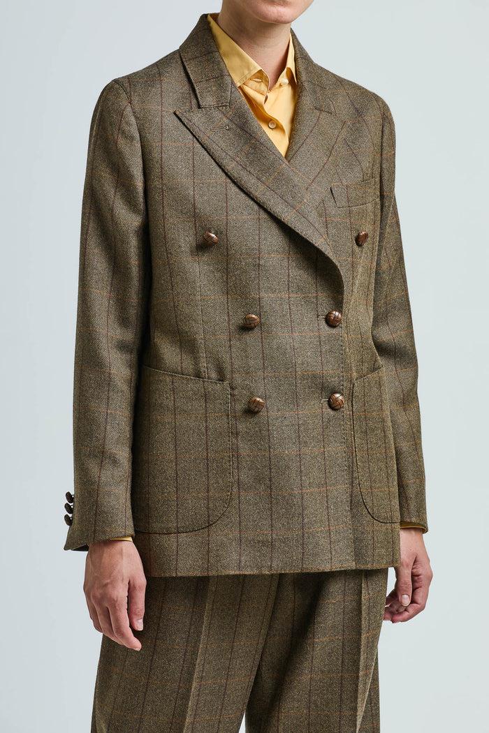 Giuliva Heritage Collection Cettina Blazer In Wool Check