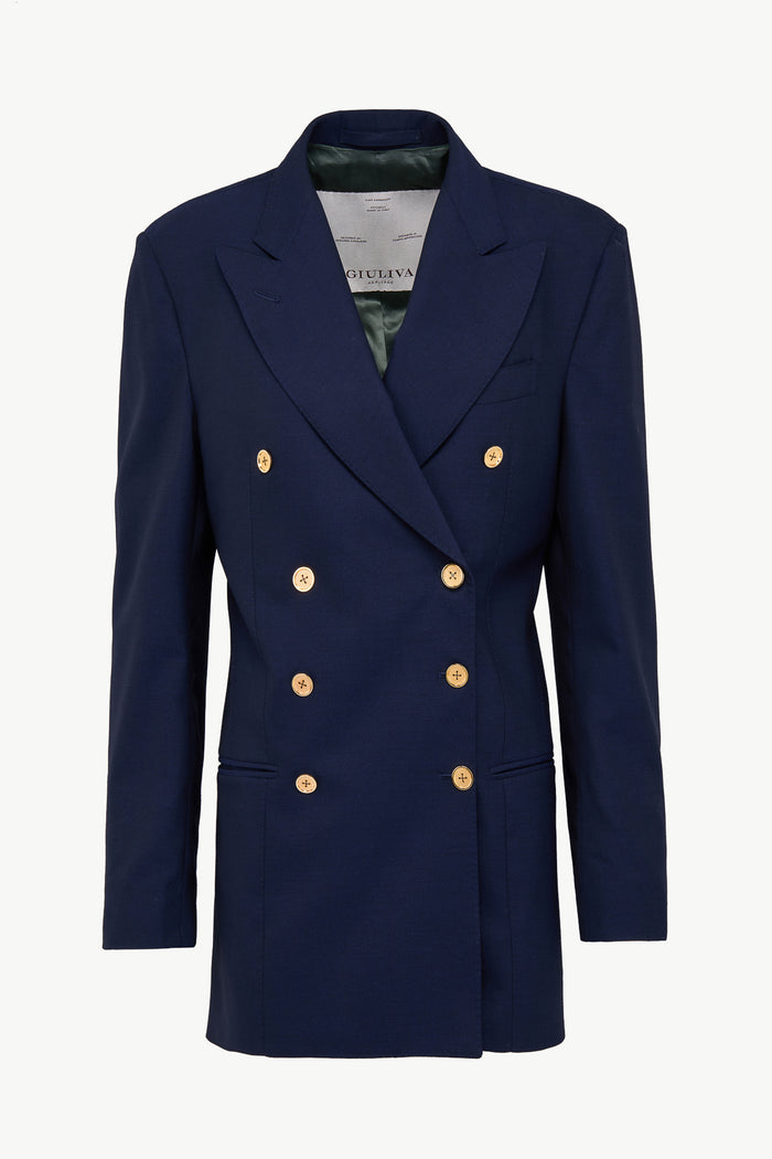 giuliva heritage collection Charlene Blazer in Virgin Wool and Mohair Blend