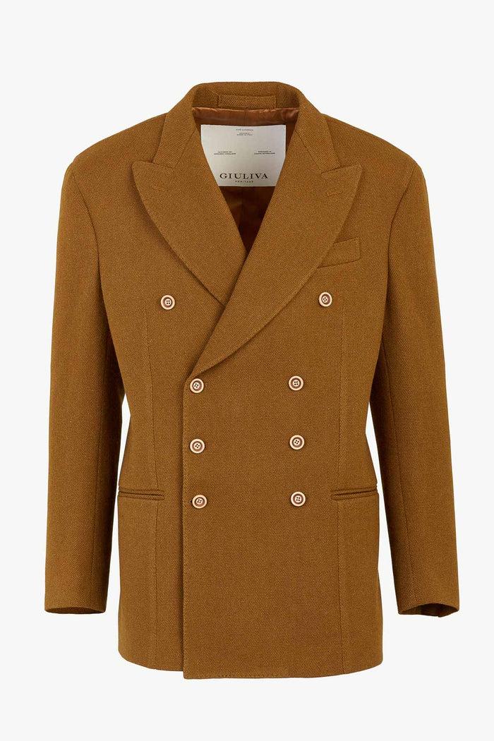 Giuliva Heritage Collection Charles Blazer In Virgin Wool Hopsack