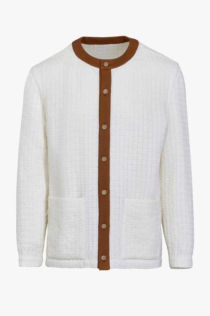 giuliva heritage collection Charlie Cardigan in Textured Wool