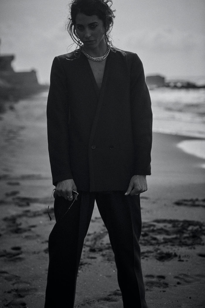 Giuliva Heritage Collection Charlotte Blazer In Wool Cotton & Silk