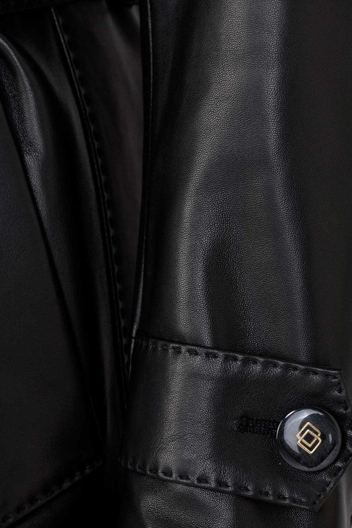 Giuliva Heritage Collection Christie Trench Coat In Leather