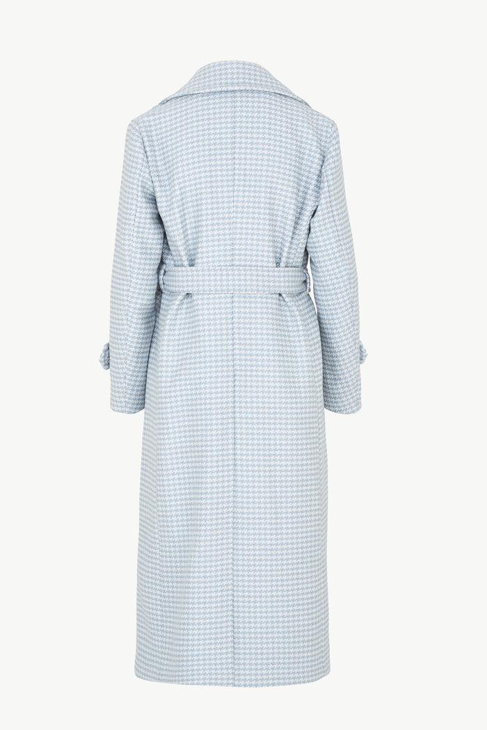 Giuliva Heritage Collection Christie Trench Coat In Wool Houndstooth