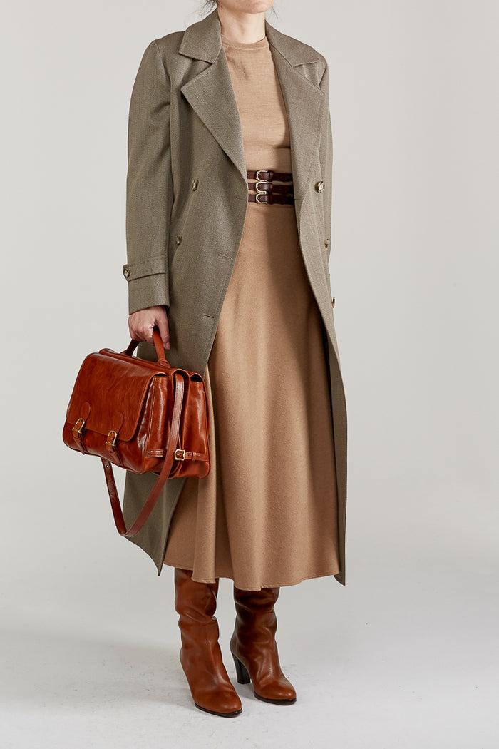 Giuliva Heritage Collection Christie Trench Coat In Wool Twill