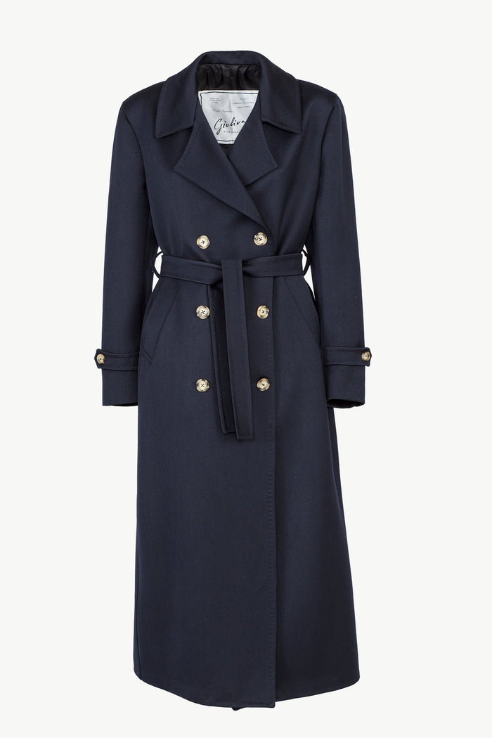 giuliva heritage collection Christie Trench Coat in Wool Twill
