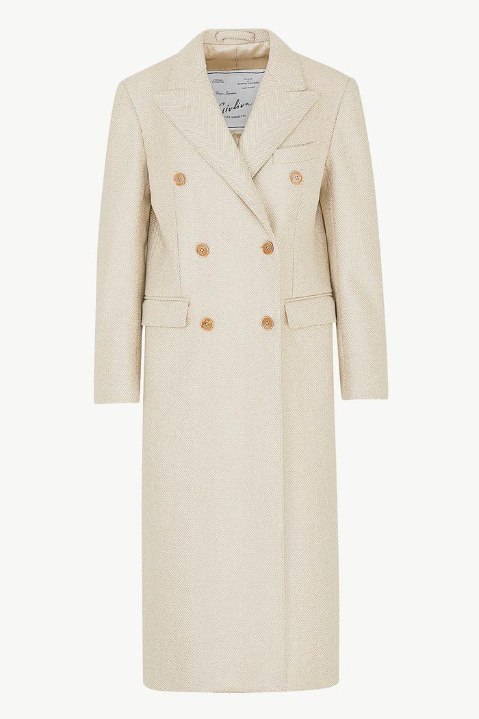 Giuliva Heritage Collection Cindy Coat In Wool Herringbone