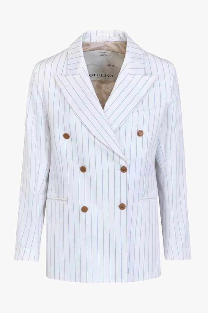 giuliva heritage collection Cornelia Blazer in Cotton Stripes