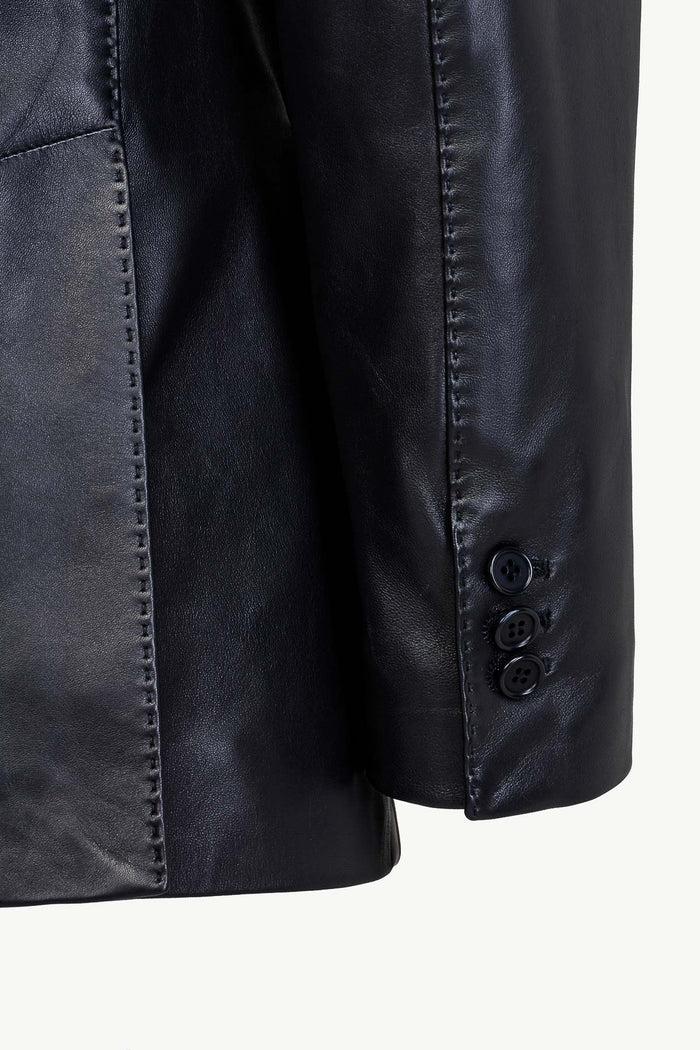 Giuliva Heritage Collection Cornelia Blazer In Leather