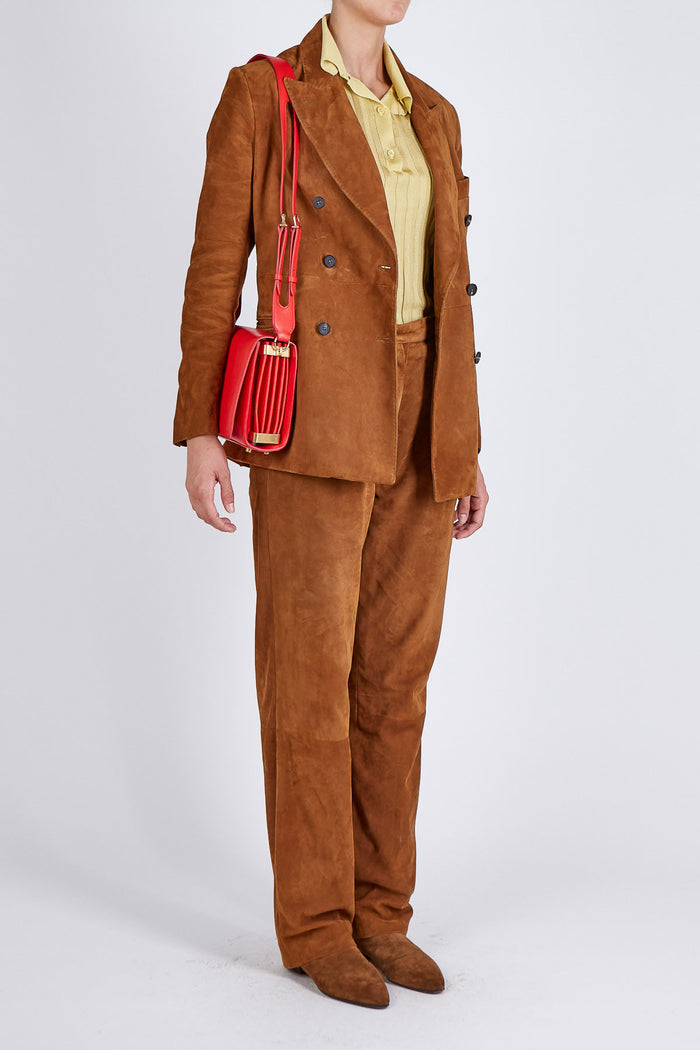 Giuliva Heritage Collection Cornelia Blazer In Suede