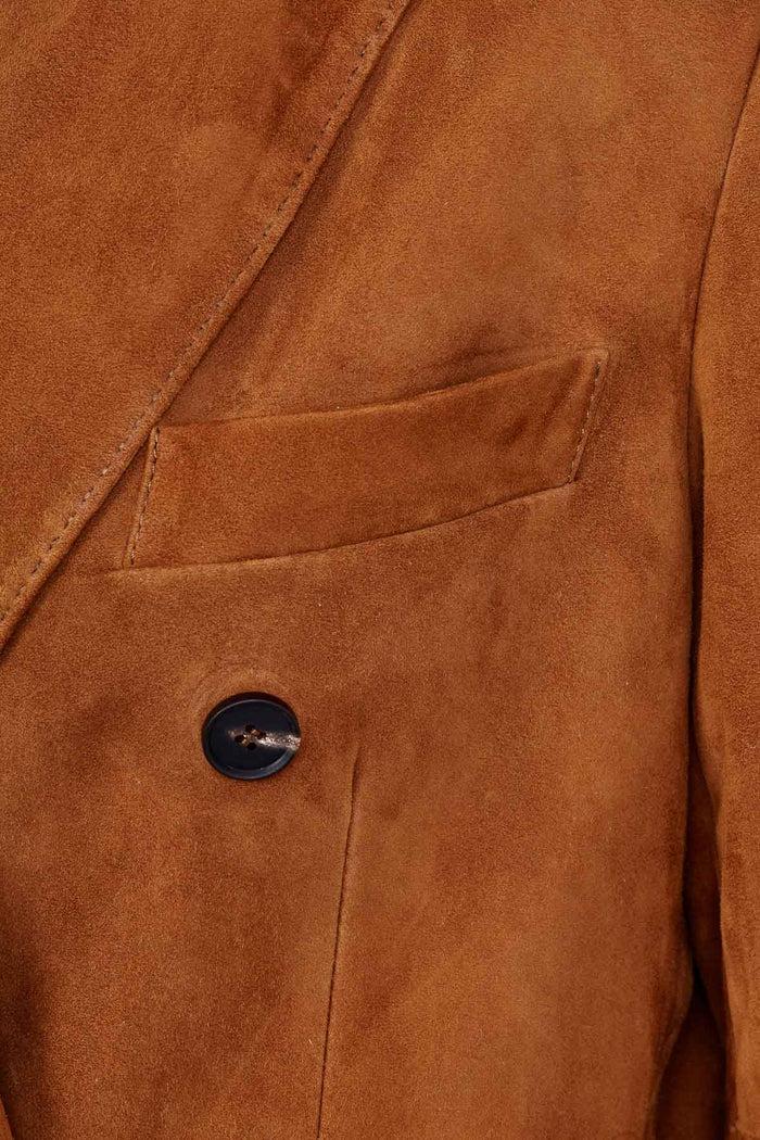 Giuliva Heritage Collection Cornelia Blazer In Suede