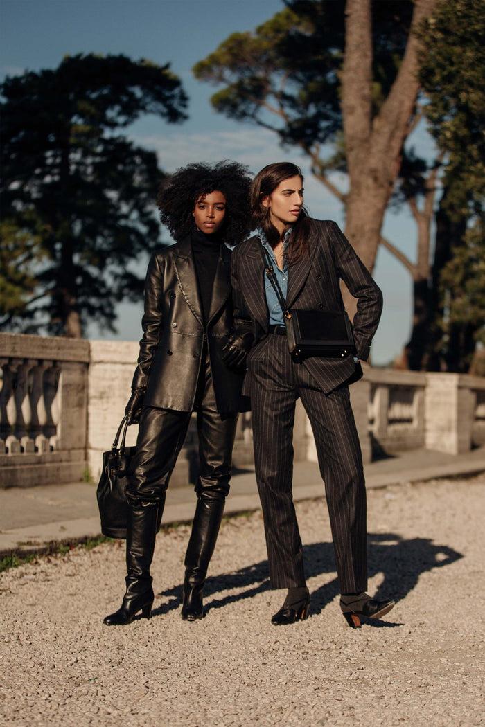 Giuliva Heritage Collection Cornelia Trousers In Leather