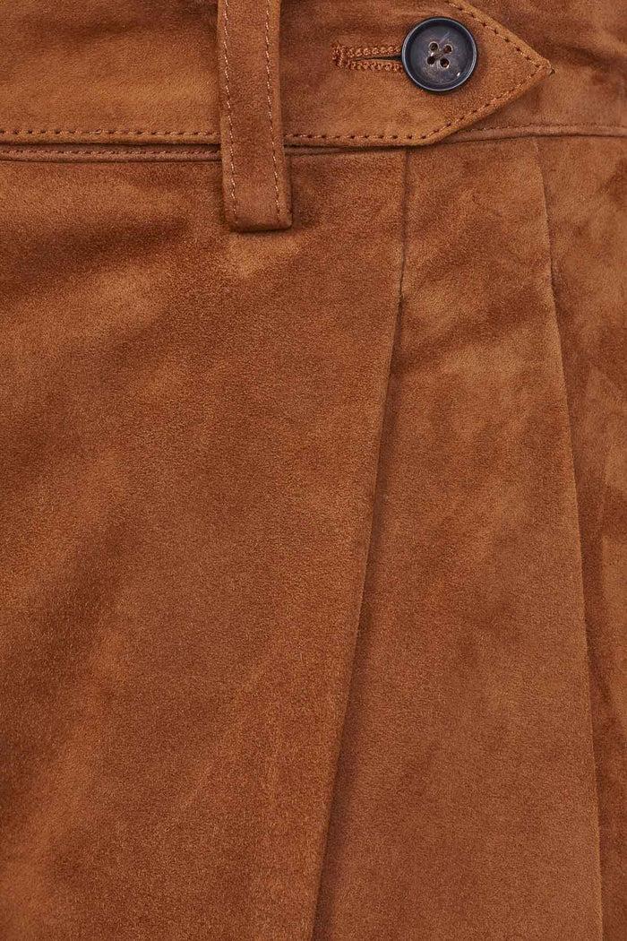 Giuliva Heritage Collection Cornelia Trousers In Suede