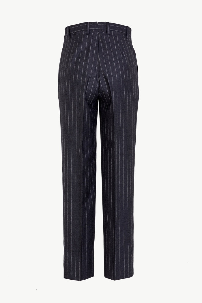 Giuliva Heritage Collection Cornelia Trousers In Wool Pinstripe