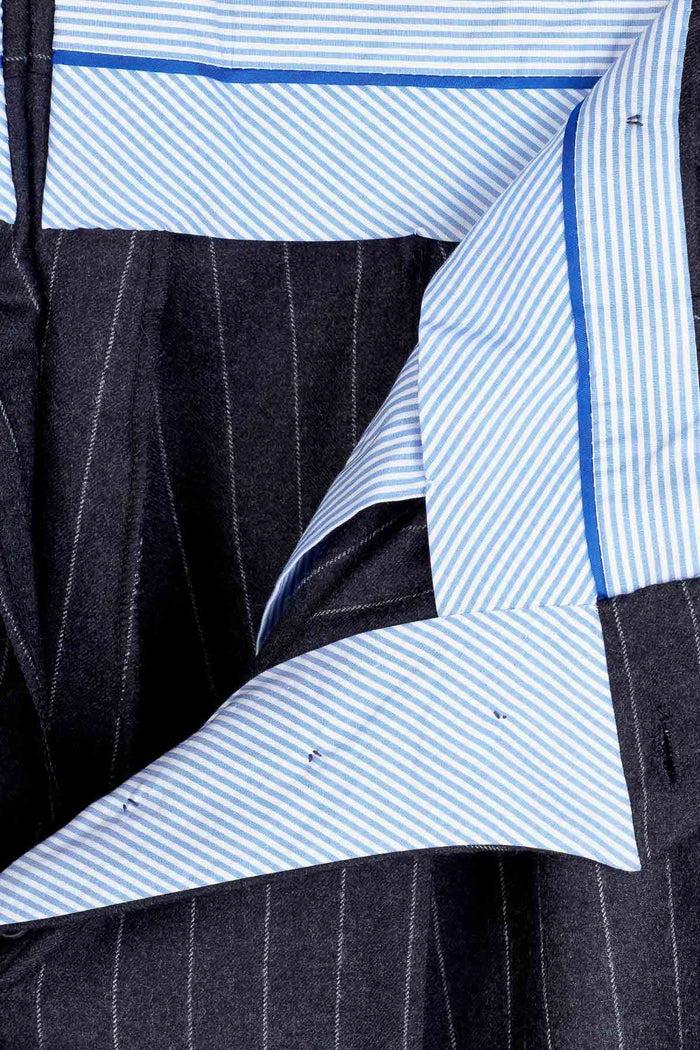 Giuliva Heritage Collection Cornelia Trousers In Wool Pinstripe