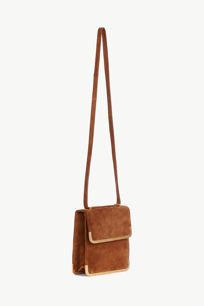 Giuliva Heritage Collection Cosima Bag In Suede And Brass