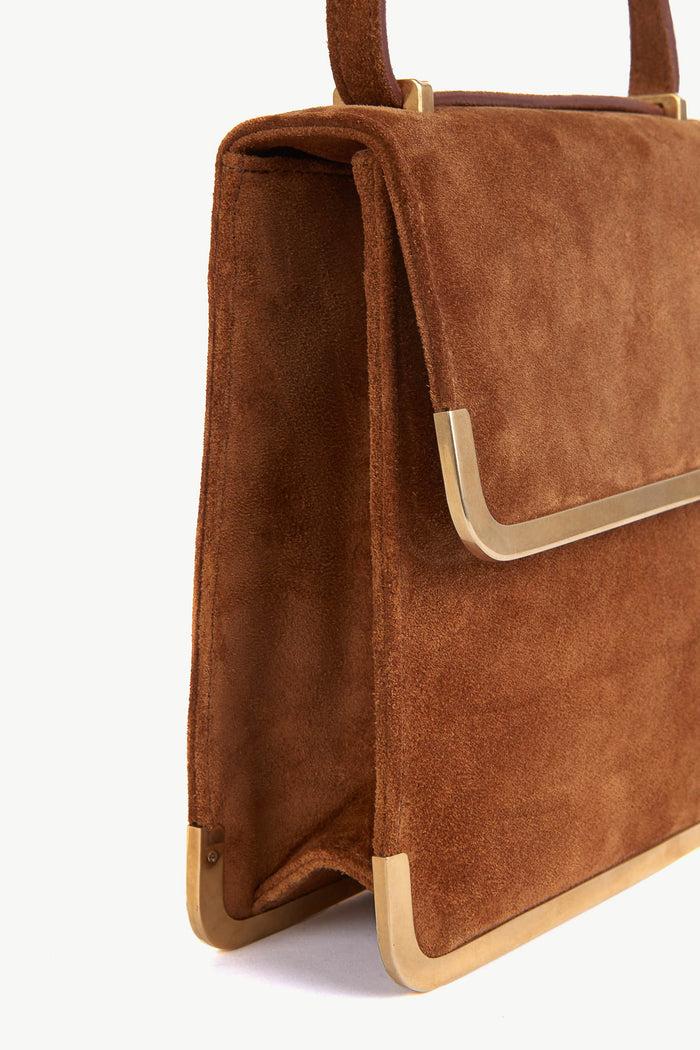 Giuliva Heritage Collection Cosima Bag In Suede And Brass