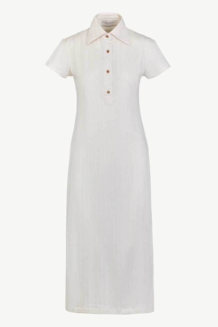 giuliva heritage collection Daphne Polo Dress in Cotton Jersey