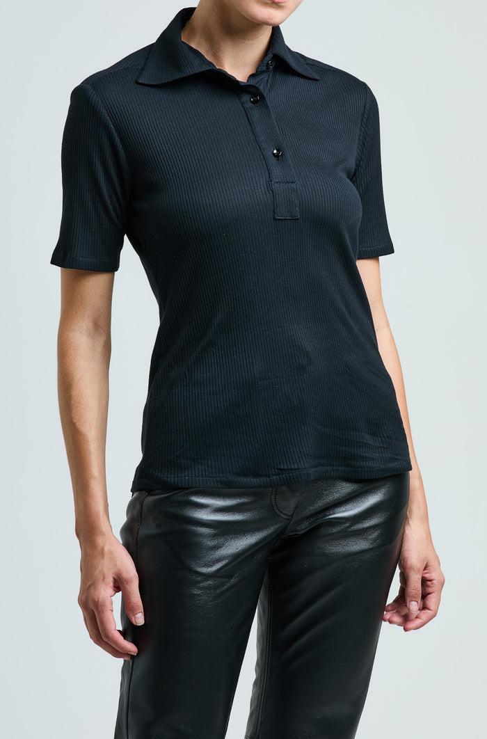 Giuliva Heritage Collection Daphne Polo Shirt In Silk Blend Jersey