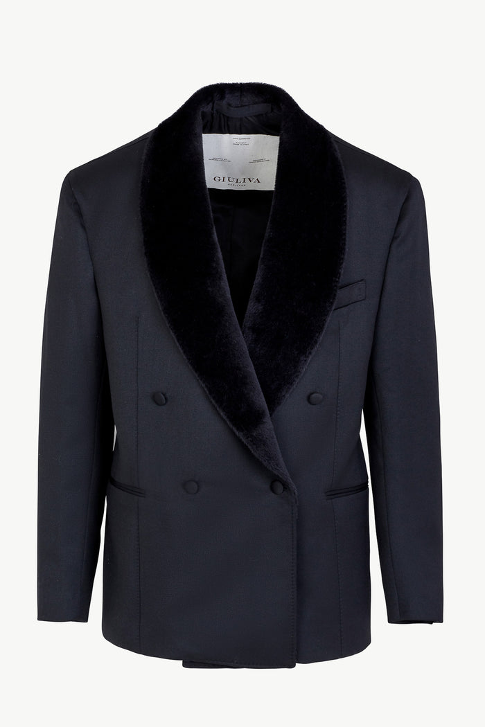 giuliva heritage collection David Blazer in Wool and Alpaca